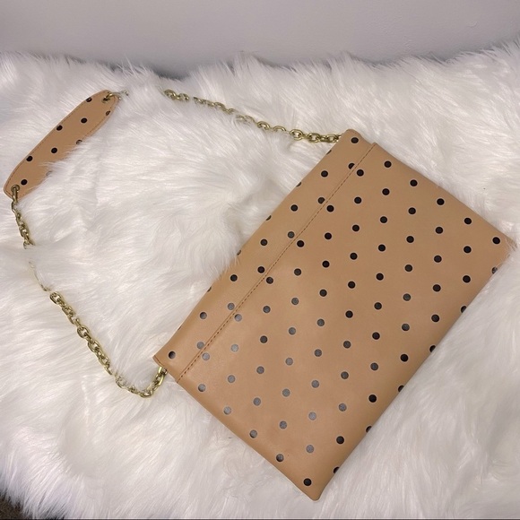 J. Crew Envelope Polka Dot Shoulder Bag - Picture 2 of 5